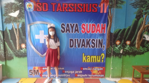 saya sudah di vaksin