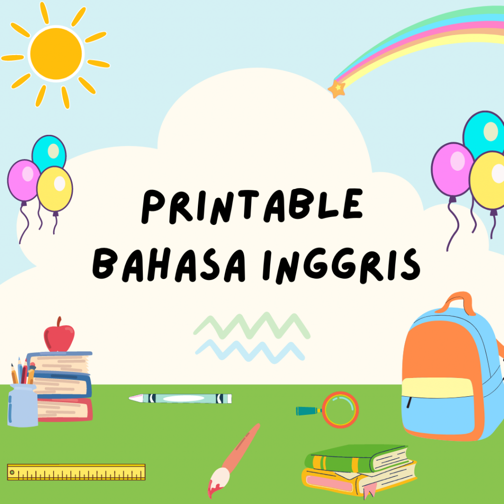 printable bahasa inggris