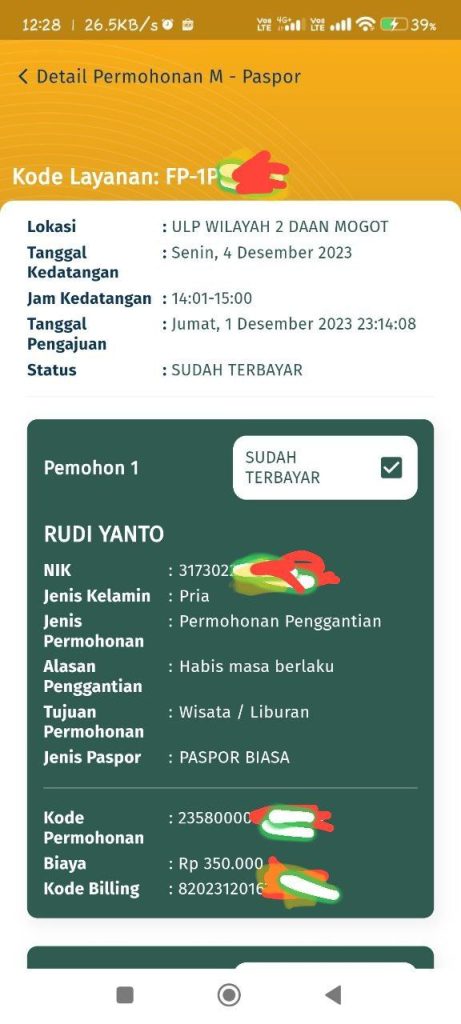bayar paspor